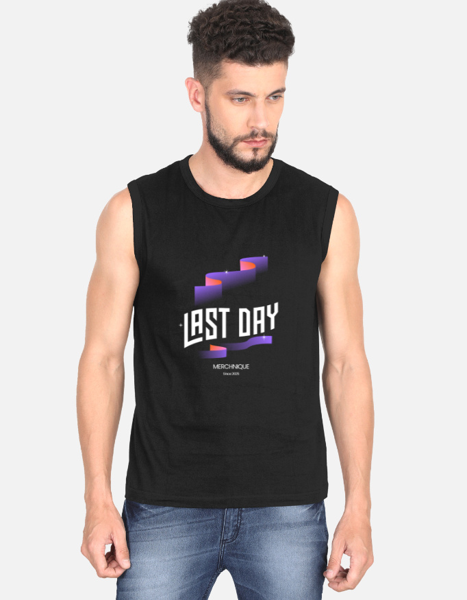 MERCHNIQUE Last Day Men's Sleeveless T-Shirt